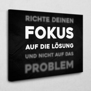 Fokus auf die Lösung 140 x 105 cm 4 cm