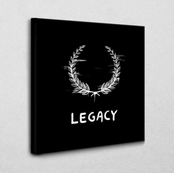 Legacy Icon schwarz 100 x 100 cm