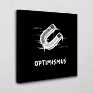 Optimismus Icon Deutsch schwarz