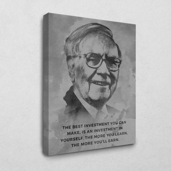Warren Buffett 120 x 80 cm