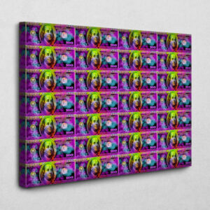 Purple Benjamin 120 x 80 cm