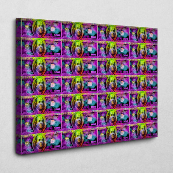 Purple Benjamin 120 x 80 cm