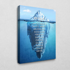 Eisberg des Erfolges 105 x 140 cm 2 cm