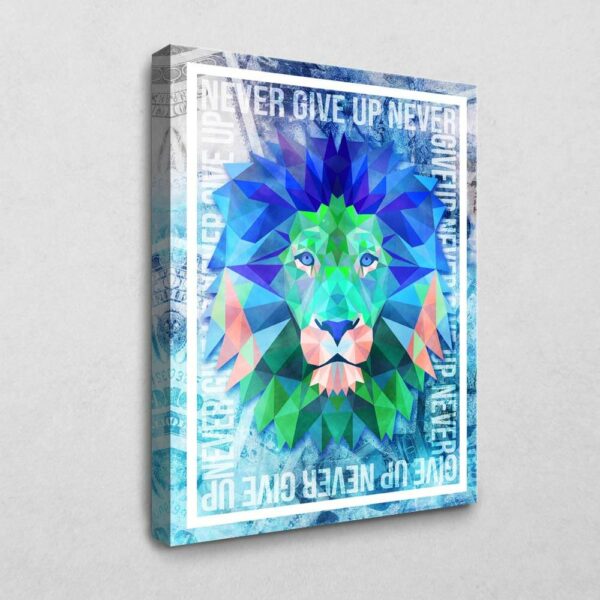 The colourful Lion 105 x 140 cm