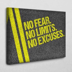 No Fear No Limits 120 x 80 cm