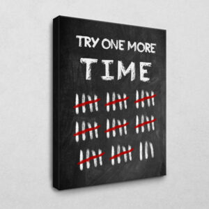 Try one more Time Board 80 x 120 cm