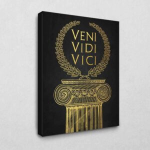 Veni Vidi Vici (Black Edition) 80 x 120 cm