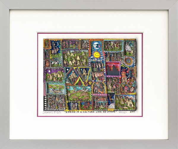 James Rizzi - A pride in a culture like no other - Original 3D Bild handsigniert...