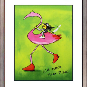 Udo Lindenberg ICH MACH MEIN DING - INGO FLAMINGO - original handsigniert