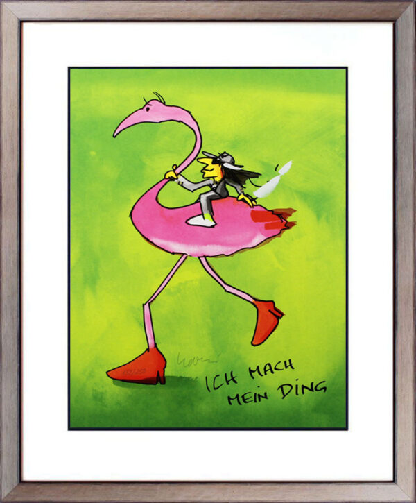 Udo Lindenberg ICH MACH MEIN DING - INGO FLAMINGO - original handsigniert