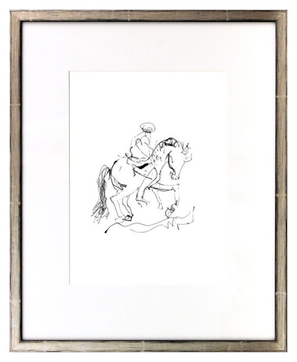 Armin Mueller-Stahl - ROSS UND REITER - Original Lithografie - limitiert und han...