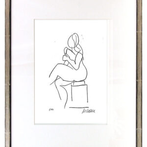 Armin Mueller-Stahl - Sitzende Original Lithographie - limitiert und handsignier...