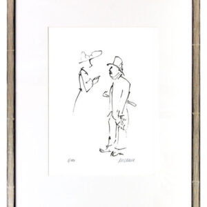 Armin Mueller-Stahl - TREFFEN MIT EINER GROSSEN DAME - Original Lithografie - li...