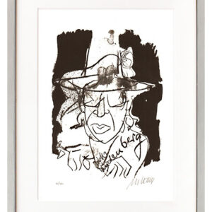 Armin Mueller-Stahl - Udo Lindenberg - Original Lithografie - limitiert und hand...