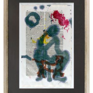 Armin Mueller-Stahl - WORT UND BILD - KLEINER FREUND - original gemalt - HANDSIG...