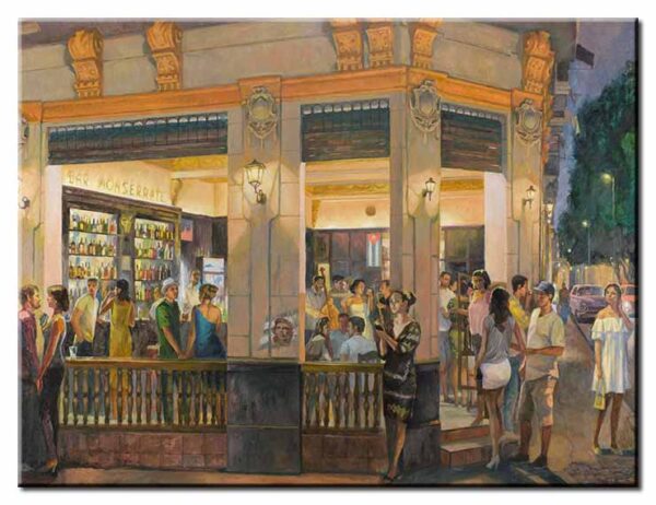 Diego Santos - Bar Monserrate-90 x 120 cm