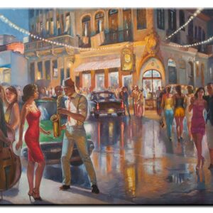 Diego Santos - Eine Nacht in Havanna-60 x 80 cm