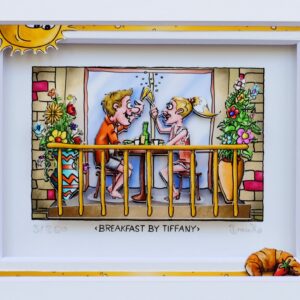 Branko - BREAKFAST BY TIFFANY - Original 3D Bild handsigniert