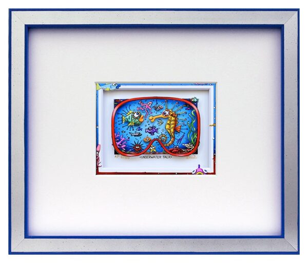 Branko - UNDERWATER TALK - Original 3D Bild handsigniert - ohne Rahmen PP