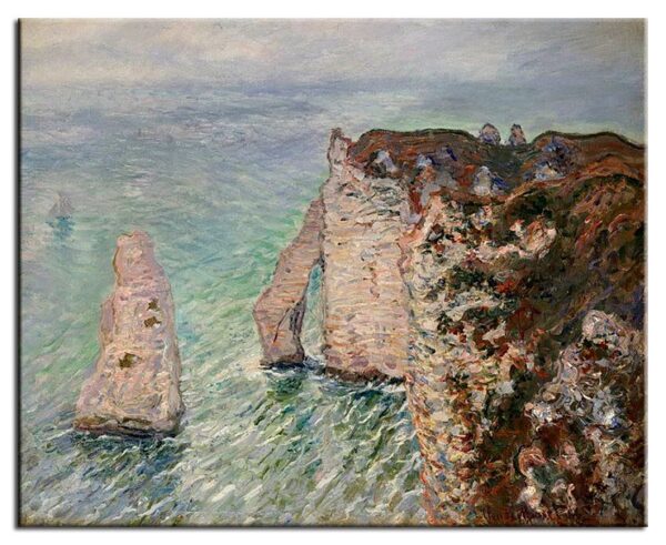 Claude Monet Bilder - Aiguille und Porte D'Aval in Etretat-80 x 100 cm