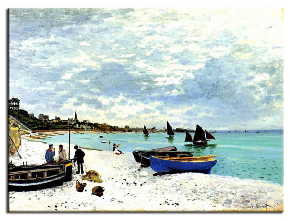 Claude Monet Bilder - Am Strand von Saint Adresse-60 x 80 cm