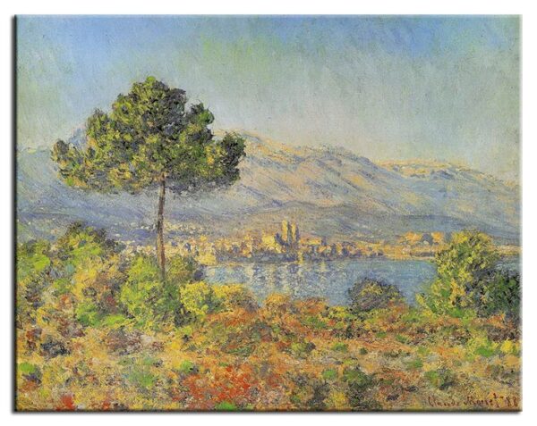 Claude Monet Bilder - Antibes von Notre Dame aus gesehen-60 x 80 cm