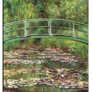 Claude Monet Bilder - Brücke über den Seerosenteich-40 x 50 cm