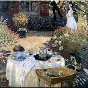 Claude Monet Bilder - Das Frühstück-60 x 80 cm