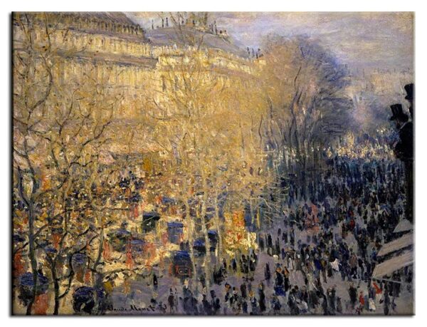 Claude Monet Bilder - Der Boulevard des Capucines-20 x 30 cm