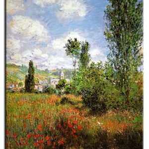 Claude Monet Bilder - Fußweg in Ile Saint Martin-80 x 110 cm