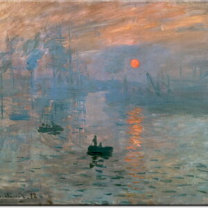 Claude Monet Bilder - Impression - Le soleil levant-80 x 100 cm