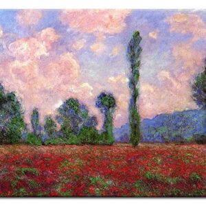 Claude Monet Bilder - Landschaft von Vernon-60 x 100 cm