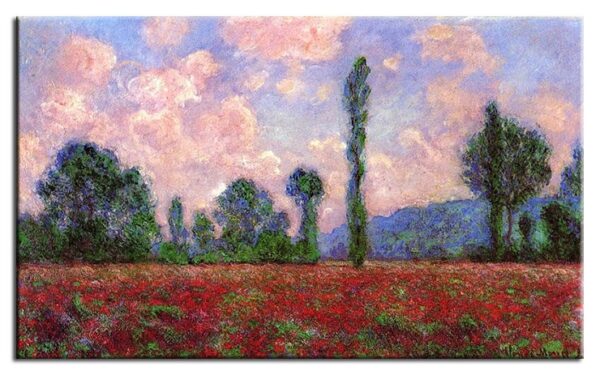 Claude Monet Bilder - Landschaft von Vernon-60 x 100 cm