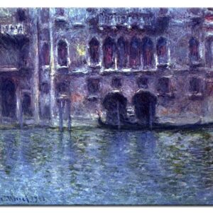 Claude Monet Bilder - Palazzo da Mula in Venedig-50 x 70 cm