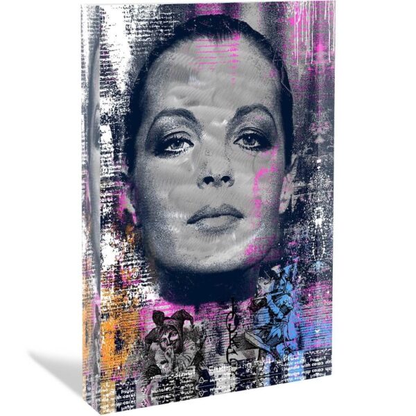 DEVIN MILES - THE JOKER - ROMY SCHNEIDER - ACRYLBLOCK