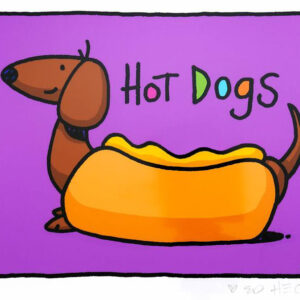 Ed Heck - HOT DOGS - original PIGMENTGRAFIK