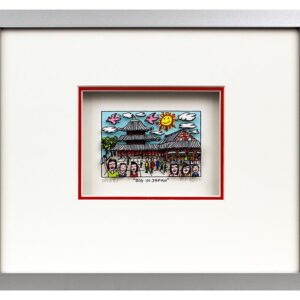 James Rizzi - Big in Japan - Original 3D Bild drucksigniert-alurahmen-Normale Nu...