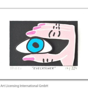 James Rizzi - Eyecatcher - Original 3D Bild drucksigniert - ohne Rahmen PP-Norma...