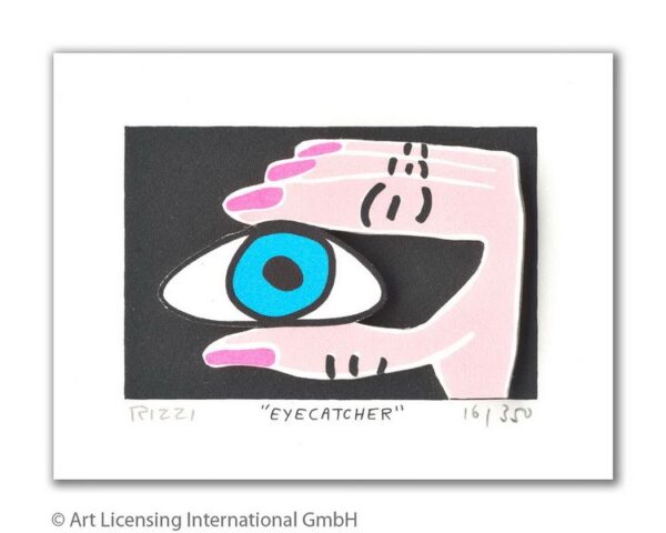 James Rizzi - Eyecatcher - Original 3D Bild drucksigniert - ohne Rahmen PP-Norma...