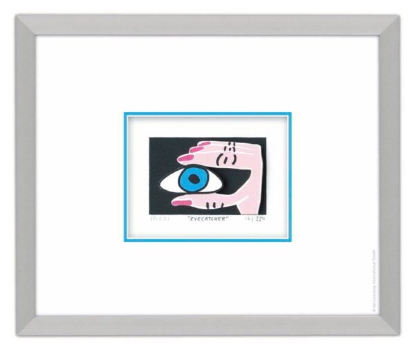 James Rizzi - Eyecatcher - Original 3D Bild drucksigniert-alurahmen-Normale Numm...