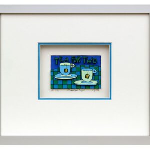 James Rizzi - Tea for two - Original 3D Bild drucksigniert-alurahmen-Normale Num...