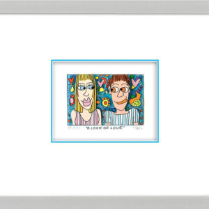 James Rizzi - A LOOK OF LOVE - Original 3D Bild drucksigniert