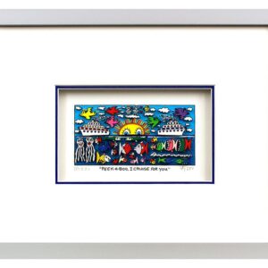 James Rizzi - PEEK-A-BOO - I CRUISE FOR YOU  - Original 3D Bild drucksigniert-al...