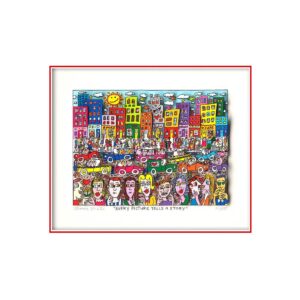 James Rizzi - EVERY PICTURE TELLS A STORY - Original 3D Bild drucksigniert