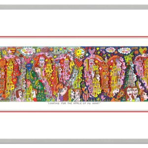 James Rizzi - LOOKING FOR THE APPLE OF MY HEART - Original 3D Bild drucksigniert...