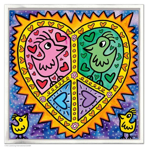 James Rizzi MOMMY + DADDY IN LOVE - 2D-Pigmentdruck