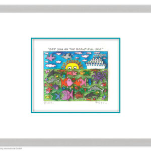 James Rizzi - SEE YOU ON THE BEAUTIFUL SEA - Original 3D Bild