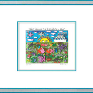 James Rizzi - SEE YOU ON THE BEAUTIFUL SEA - Original 3D Bild