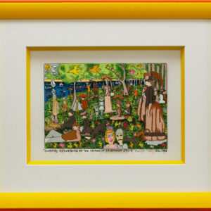 James Rizzi - SUNDAY AFTERNOON ON THE ISLAND OF LA GRANDE JATTE - Original 3D Bi...