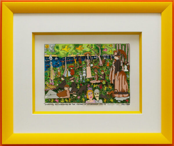 James Rizzi - SUNDAY AFTERNOON ON THE ISLAND OF LA GRANDE JATTE - Original 3D Bi...